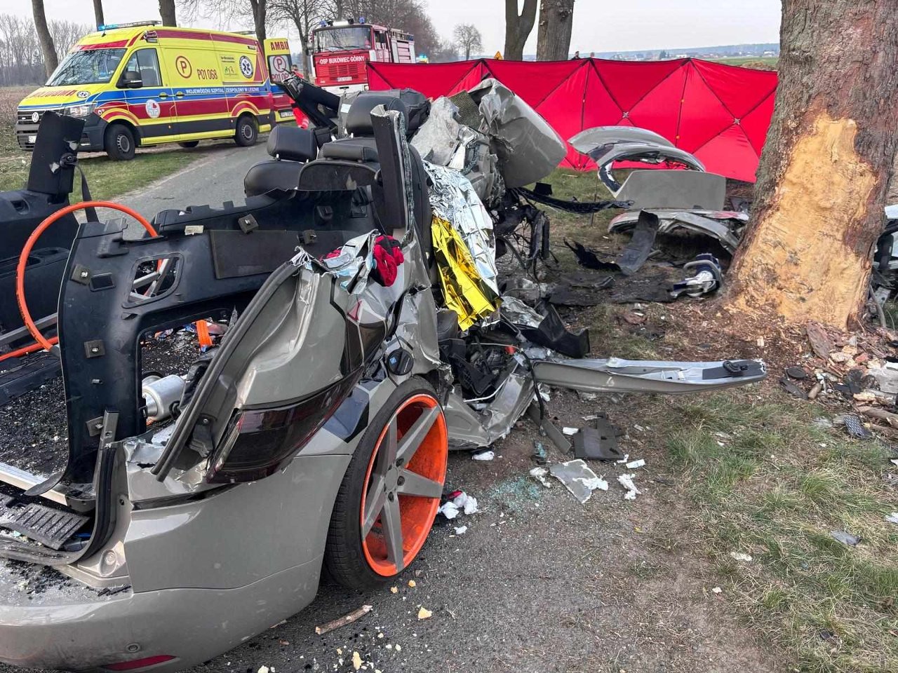 Wypadek Leszno - PSP Leszno