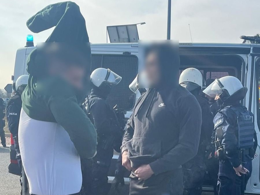 leszno kaczkowo ustawka pseudo kibice - KWP Wrocław