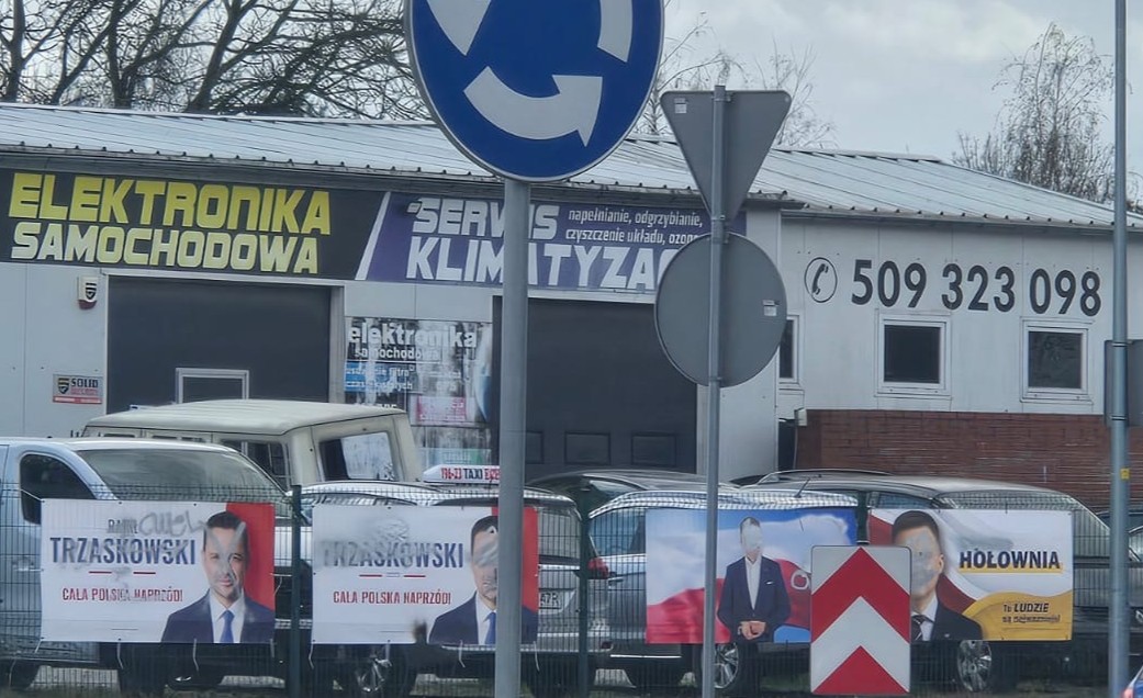 banery kalisz zniszczone - Żaneta Kończyńska