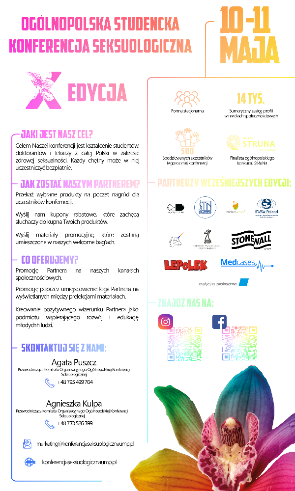 X Ogólnopolska Studencka Konferencja Seksuologiczna - Organizator
