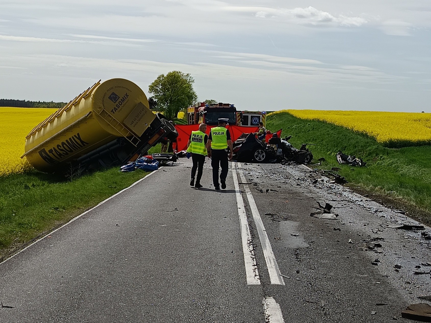 śmiertelny wypadek wągrowiec - KPP Wągrowiec