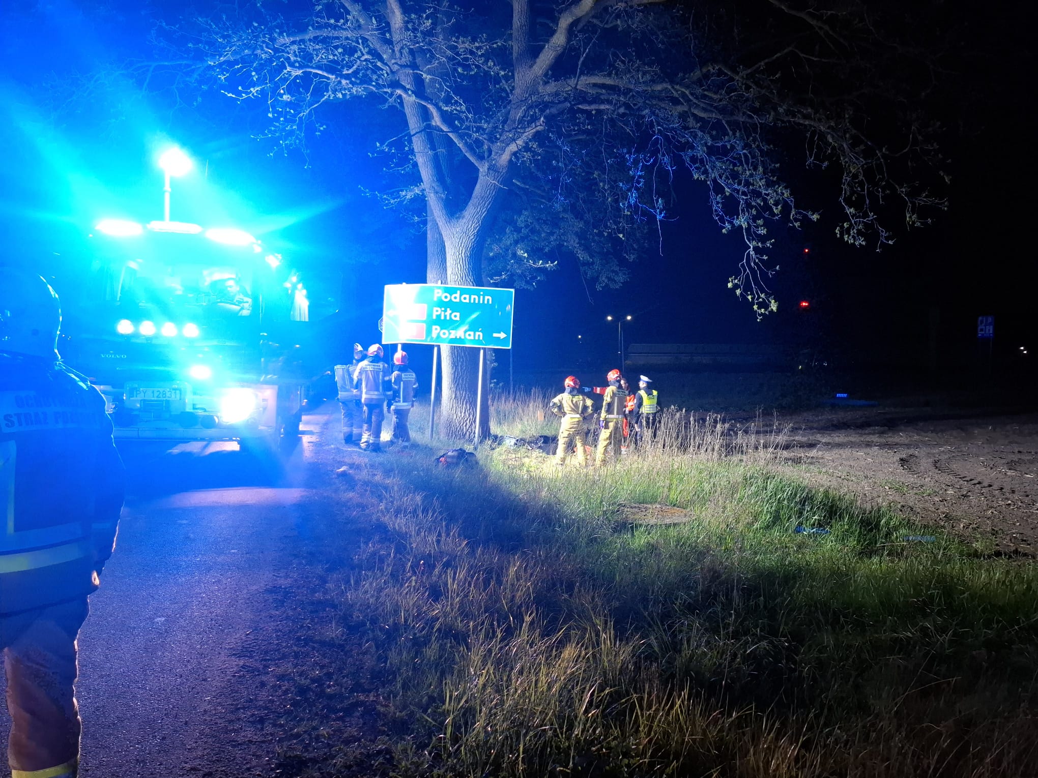 wypadek - KP PSP w Chodzieży