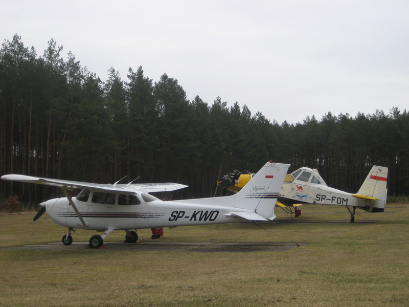 Samoloty obserwacyjne leśników - Wiesława Pinkowska