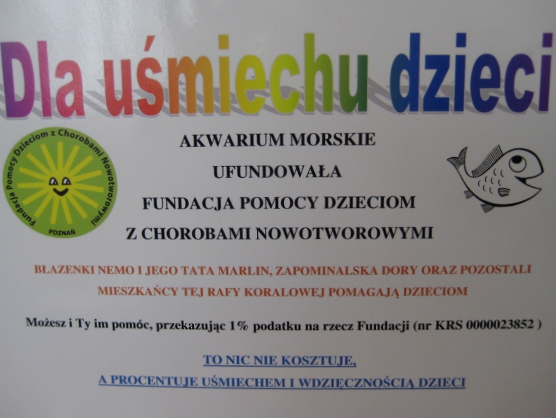 Dla uśmiechu dzieci - akwarium - Aleksandra Włodarczyk