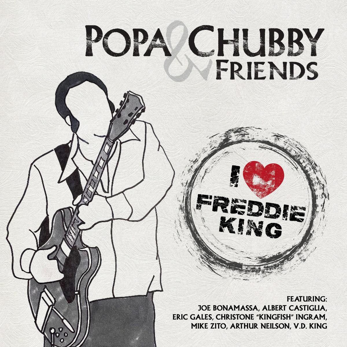 Popa Chubby „I Love Freddie King” - okładka płyty