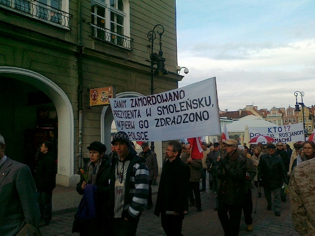 smoleńsk marsz rocznica - Jacek Kosiak