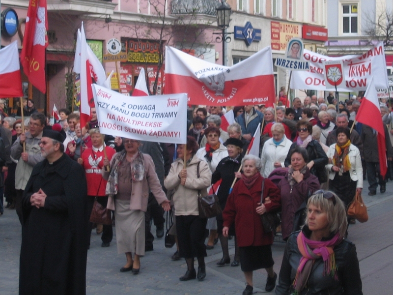 Demonstracja w Gnieźnie - Tv Trwam - Rafał Muniak