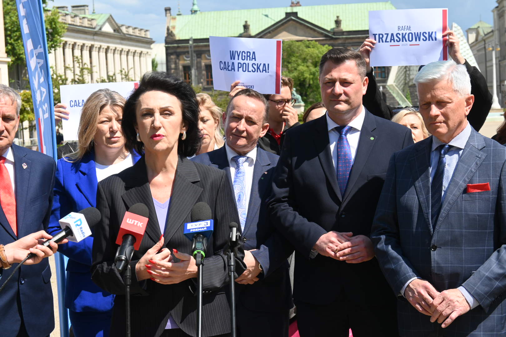 Konferencja - poparcie trzask - Gracjan Jaworski - Radio Poznań