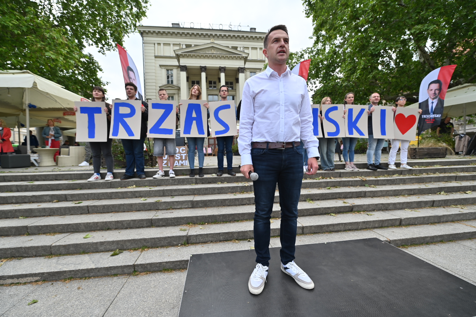 Burza przed ciszą na placu Wolności w Poznaniu  - Wojtek Wardejn - Radio Poznań