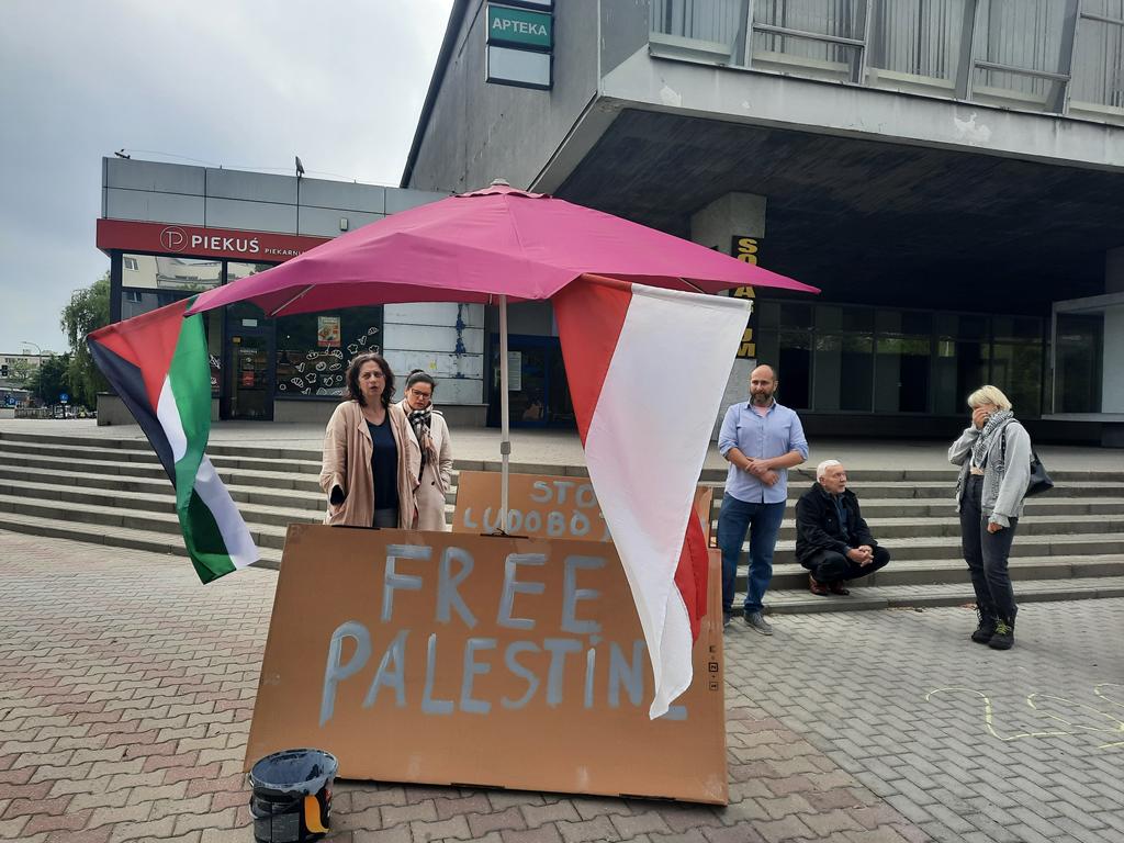 protest izrael konin - Michalina Maciaszek  - Radio Poznań