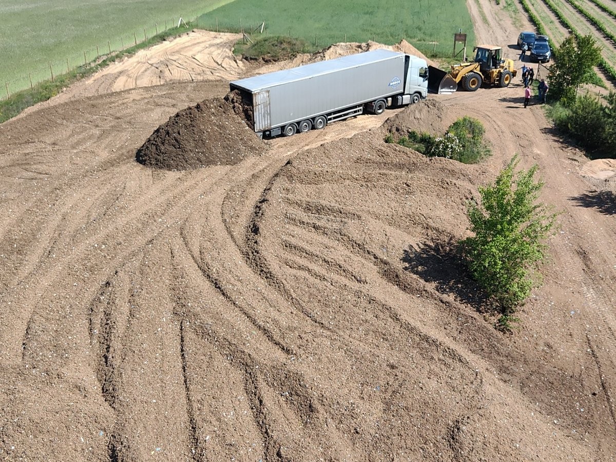 koło nielegalne składowanie odpadów - KWP