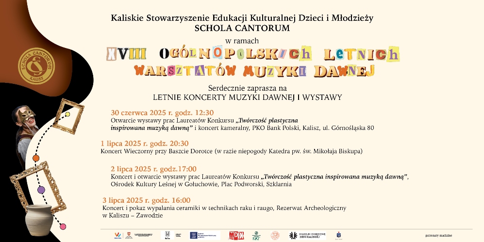 XVIII Ogólnopolskie Letnie Warsztaty Muzyki Dawnej w Kaliszu - Organizator