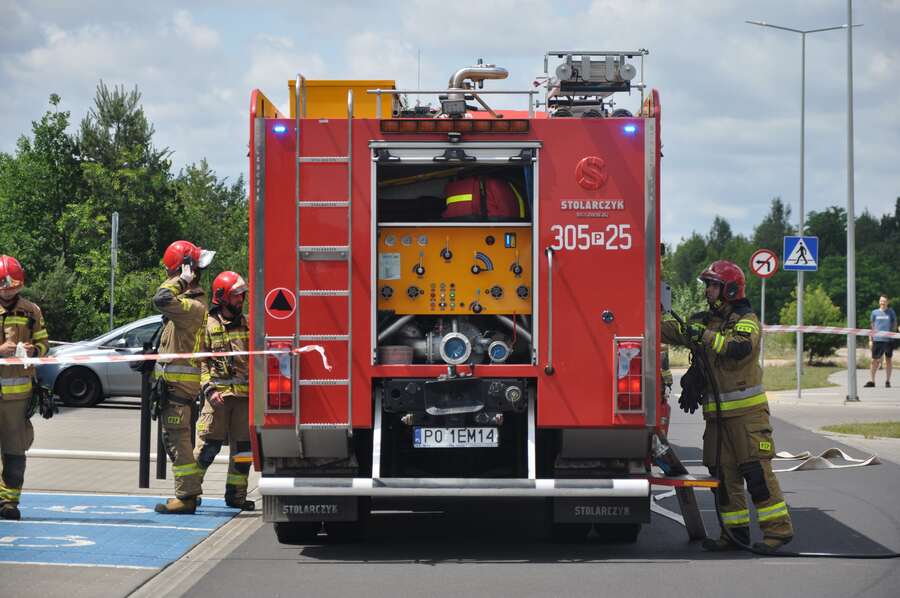 pożar straż pożarna detal - Eliza Hajdenrajch - Radio Poznań