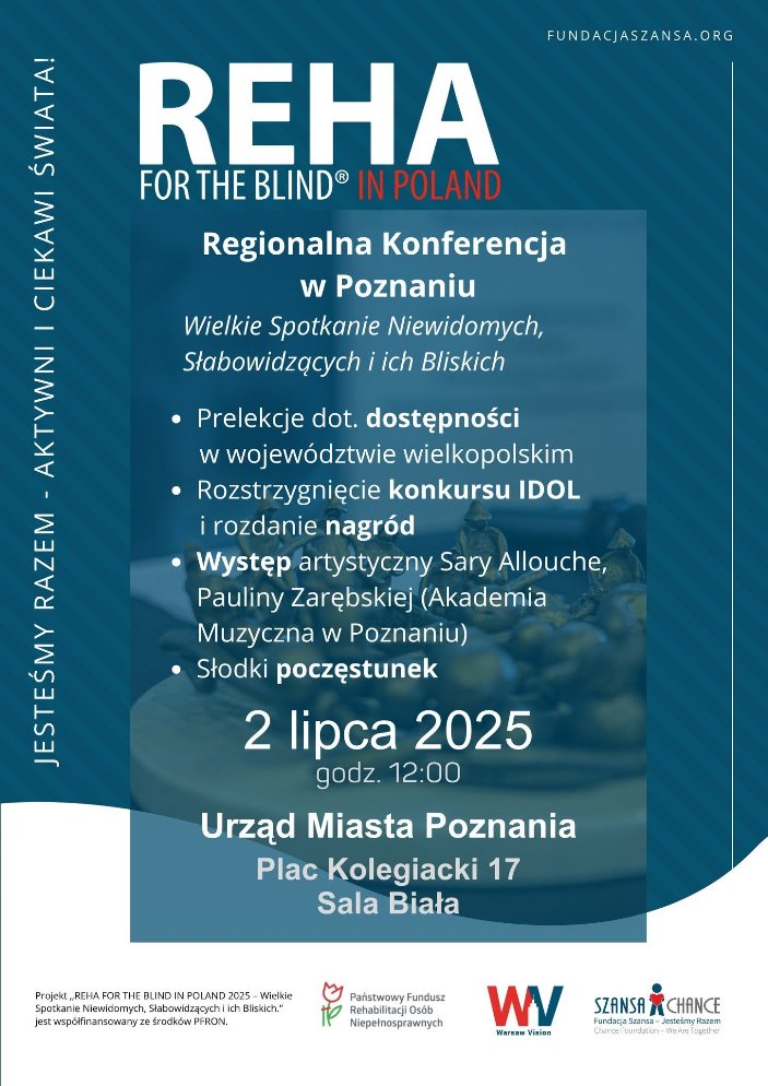 Konferencja dla osób z niepełnosprawnością wzroku 2025 - Organizator