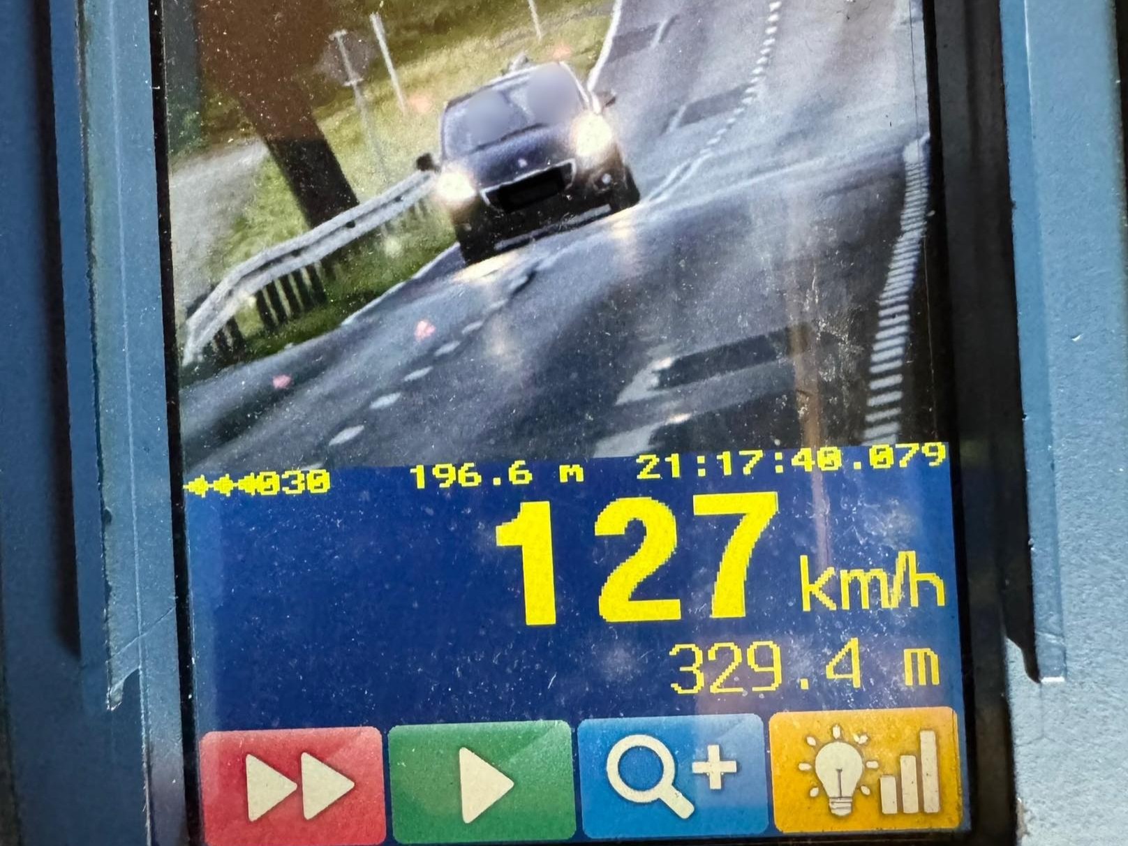 wałcz prędkość - KPP w Czarnkowie