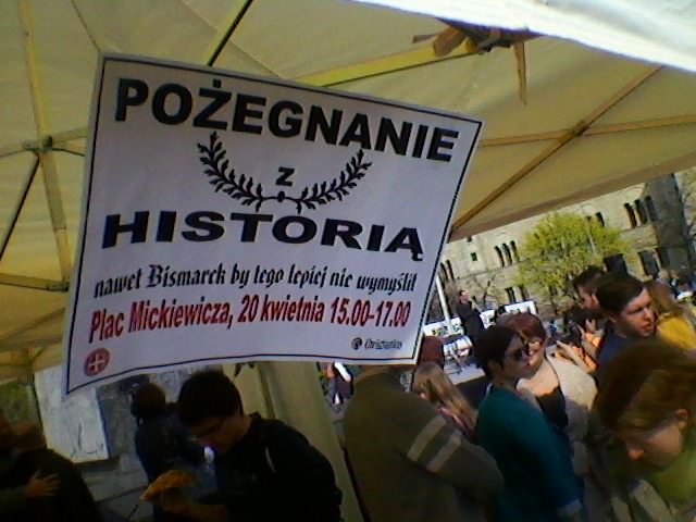 Pożegnanie z historią - happening - Jacek Butlewski