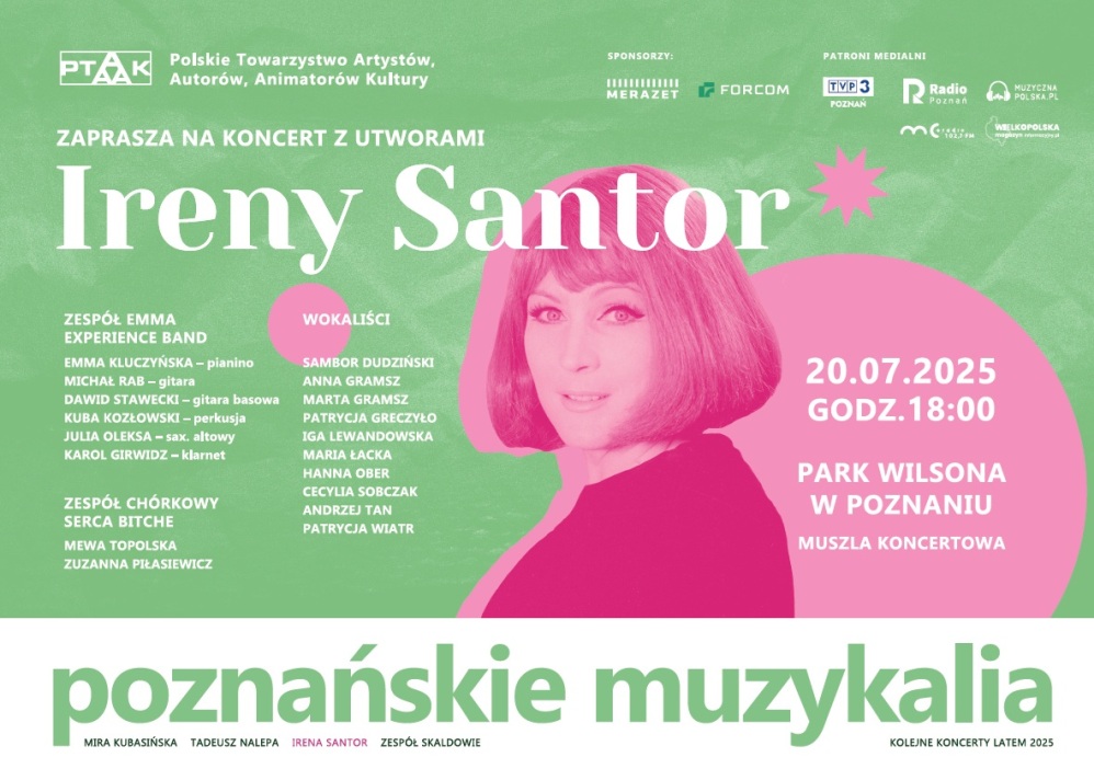 Koncert z utworami Ireny Santor - Organizator
