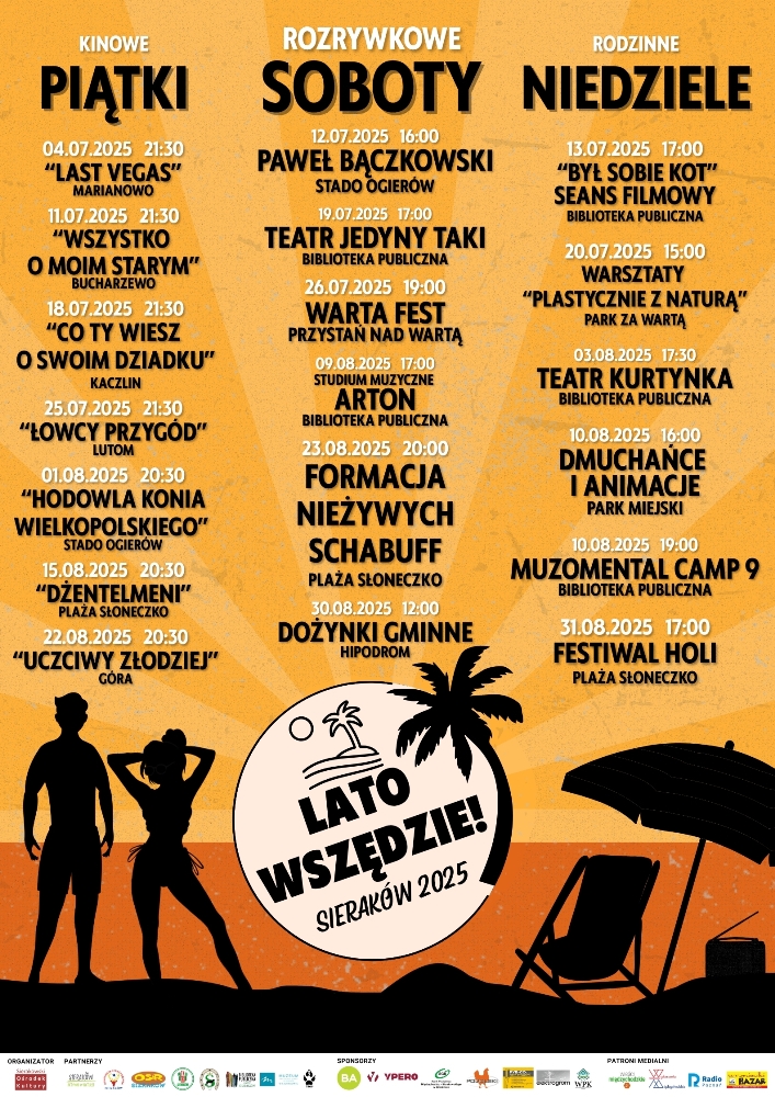 Lato, lato wszędzie, a zwłaszcza w Sierakowie 2025 - Organizator
