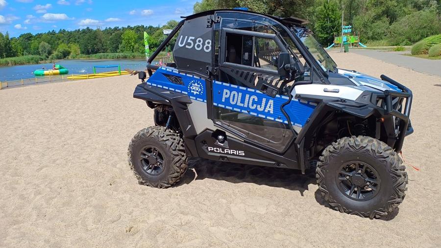 utv buggie quad policja - KMP Oborniki
