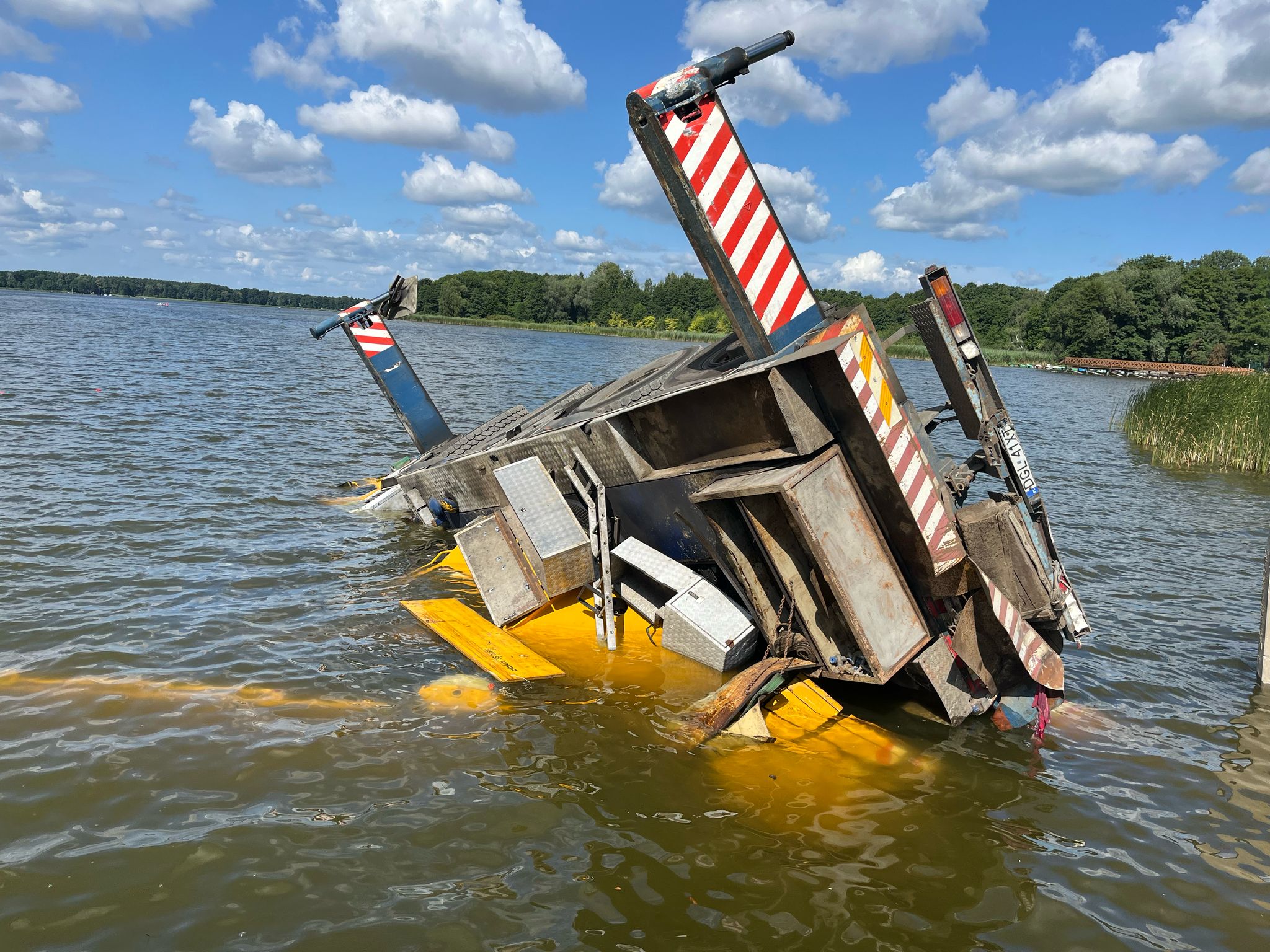 dźwig - KPP w Wolsztynie