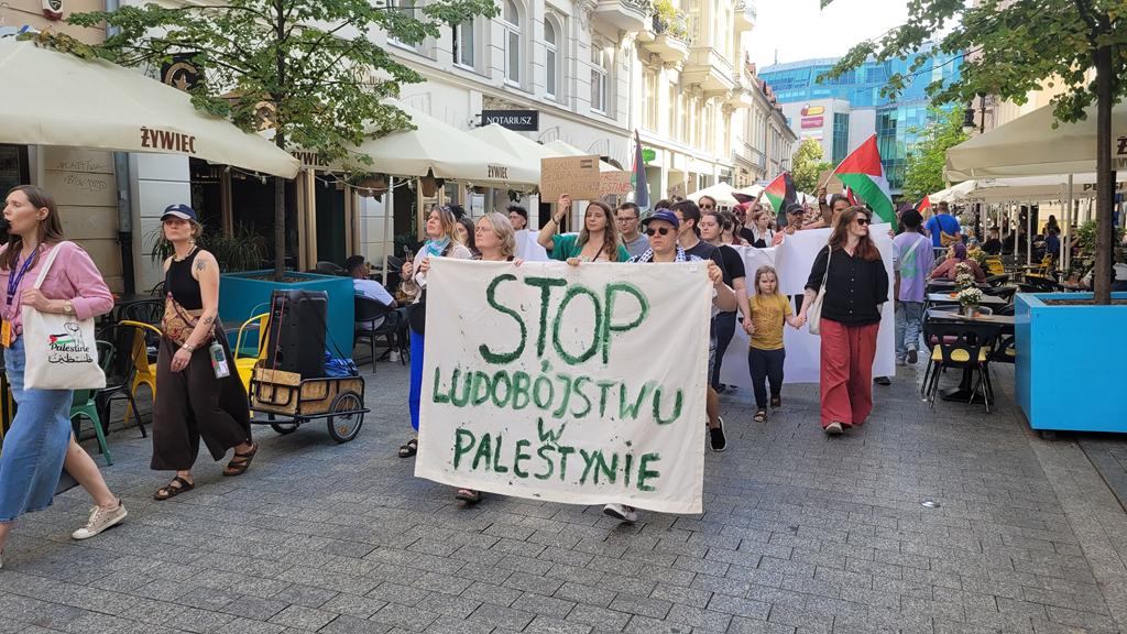 protest palestyna strefa gazy  - Krzysztof Polasik - Radio Poznań