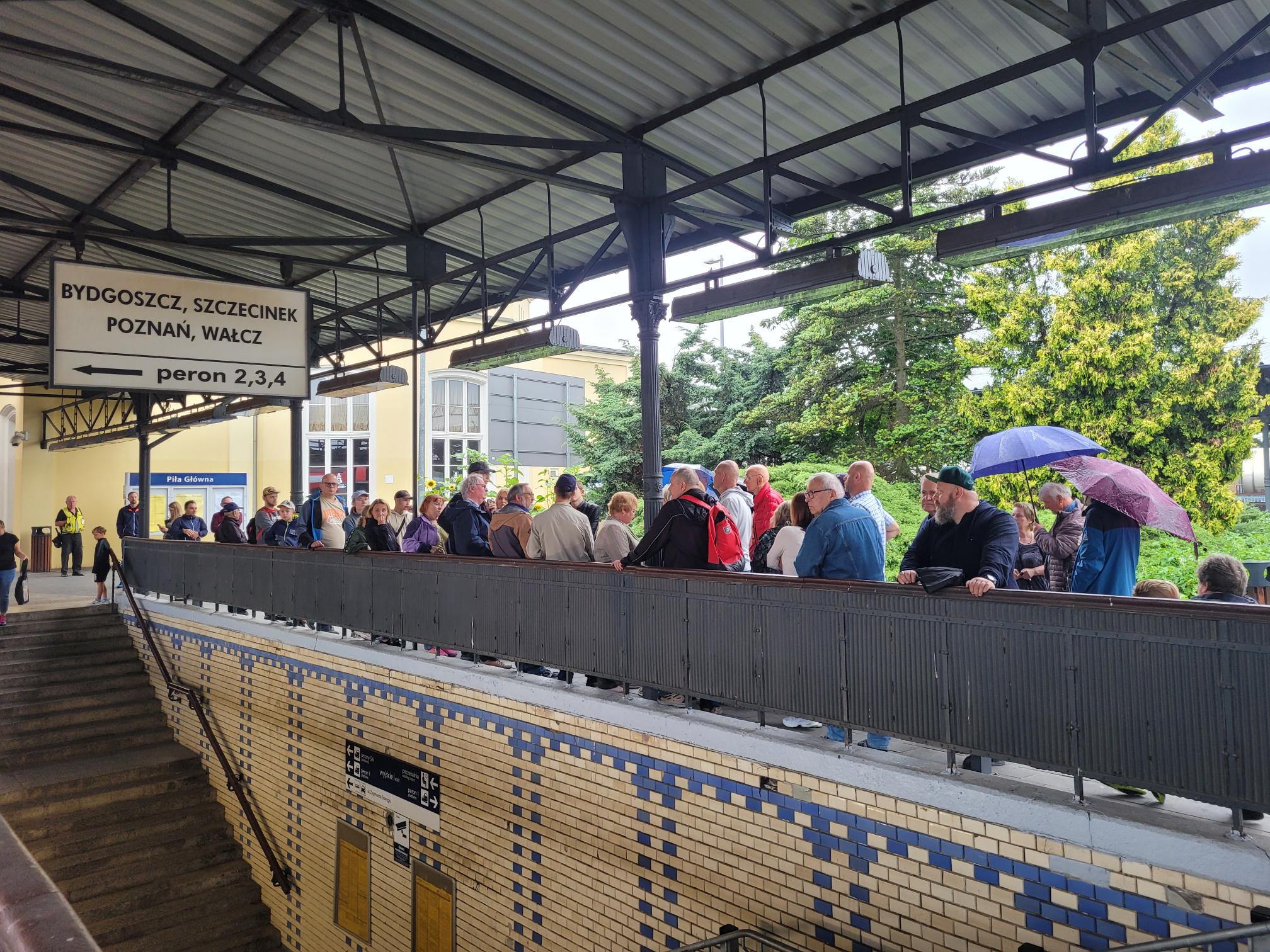 dworzec piła dworzec w pile spacer  - Marek Wolski  - Radio Poznań