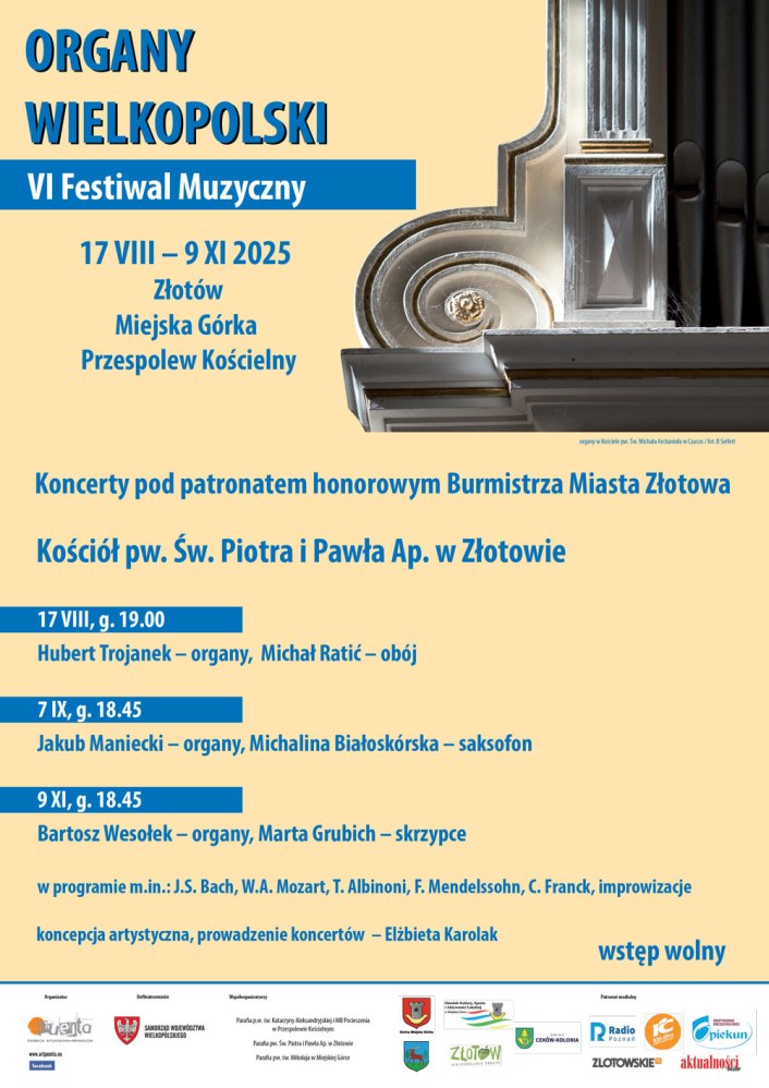 VI Festiwal Muzyczny Organy Wielkopolski 2025 - Organizator