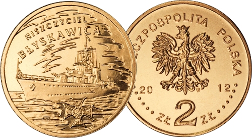 Błyskawica - monety - NBP