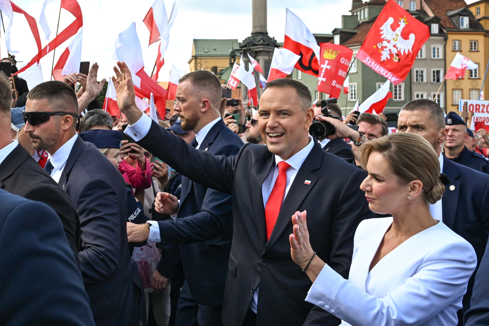 Prezydent Nawrocki - PAP/Radek Pietruszka