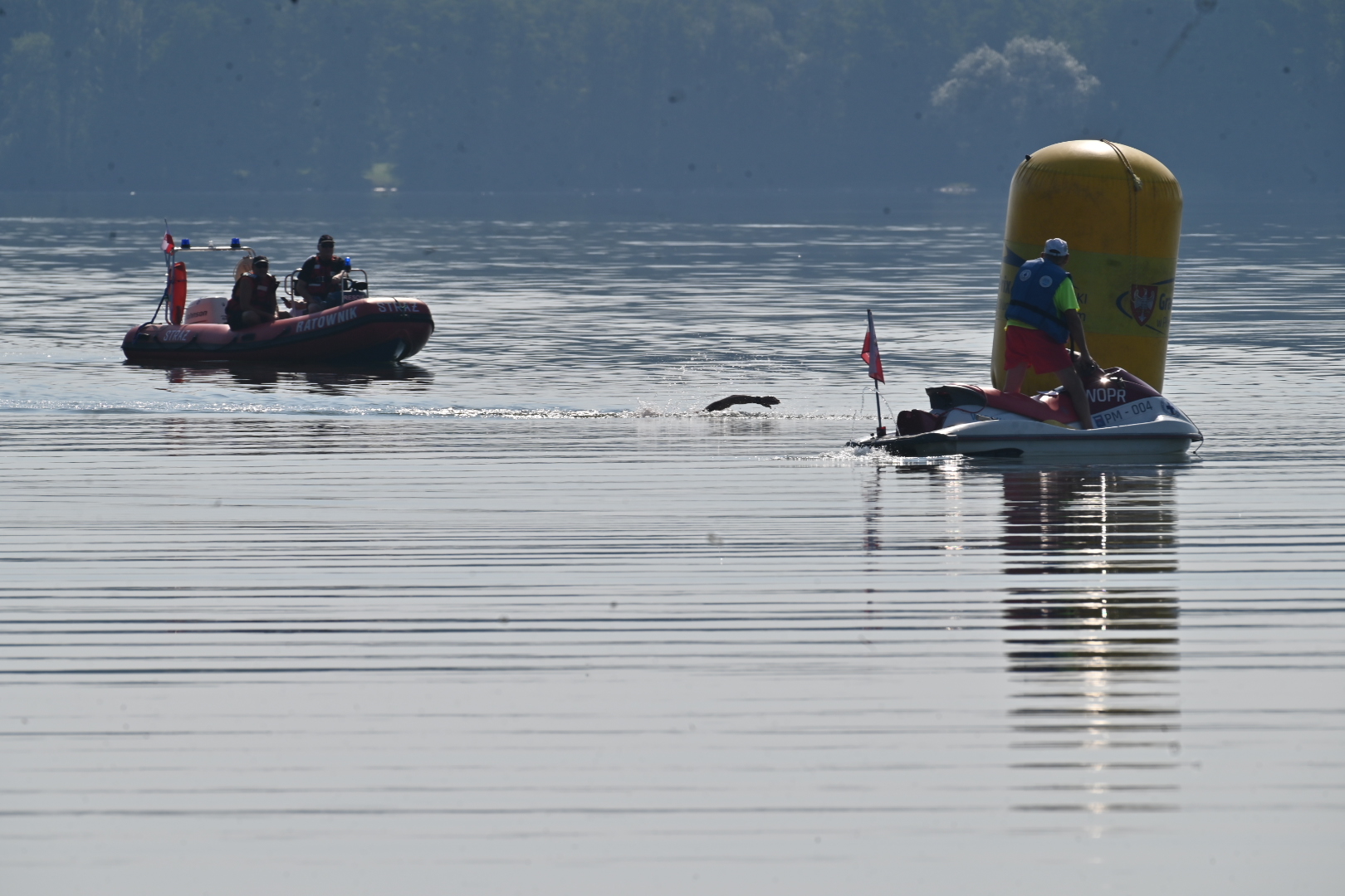 Wpław przez Kiekrz pływanie kiekrz - Wojtek Wardejn - Radio Poznań