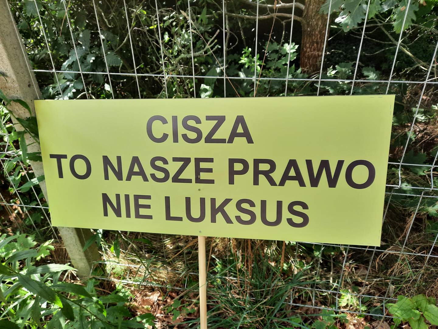 protest bednary lotnisko - Rafał Muniak - Radio Poznań