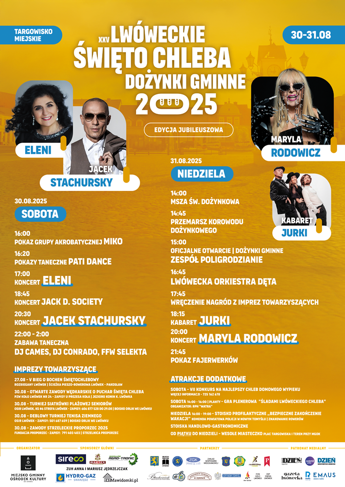 XXV Lwóweckie Święto Chleba 2025 - Organizator