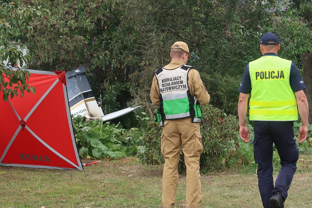 Awionetka runęła na ziemie awionetka krzycko wielkie - Bartłomiej Klupś - Radio Poznań