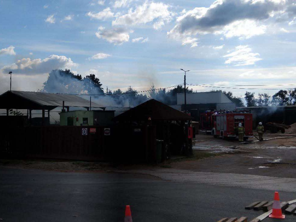 Pożar Rąbczyn - Oczami Strażaka/facebook