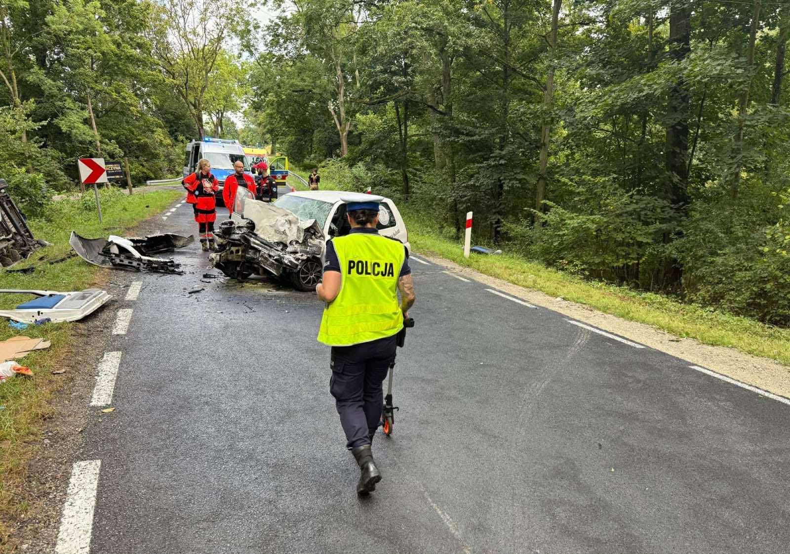 wypadek - KMP Poznań