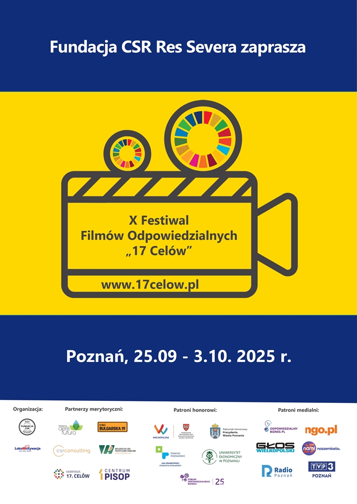 Festiwal Filmów Odpowiedzialnych „17 Celów” 2025 - Organizator