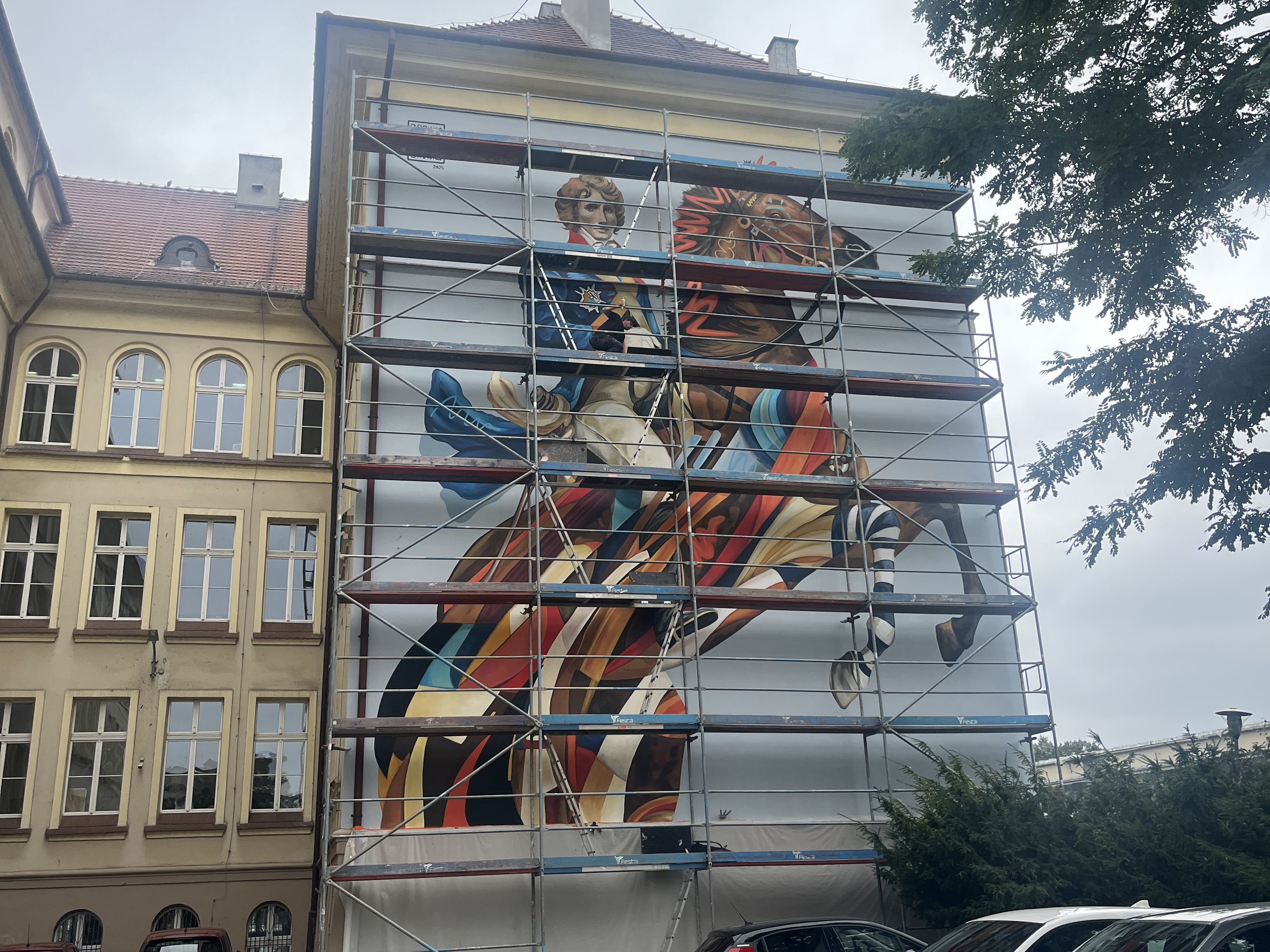 mural kościuszko kalisz - Danuta Synkiewicz
