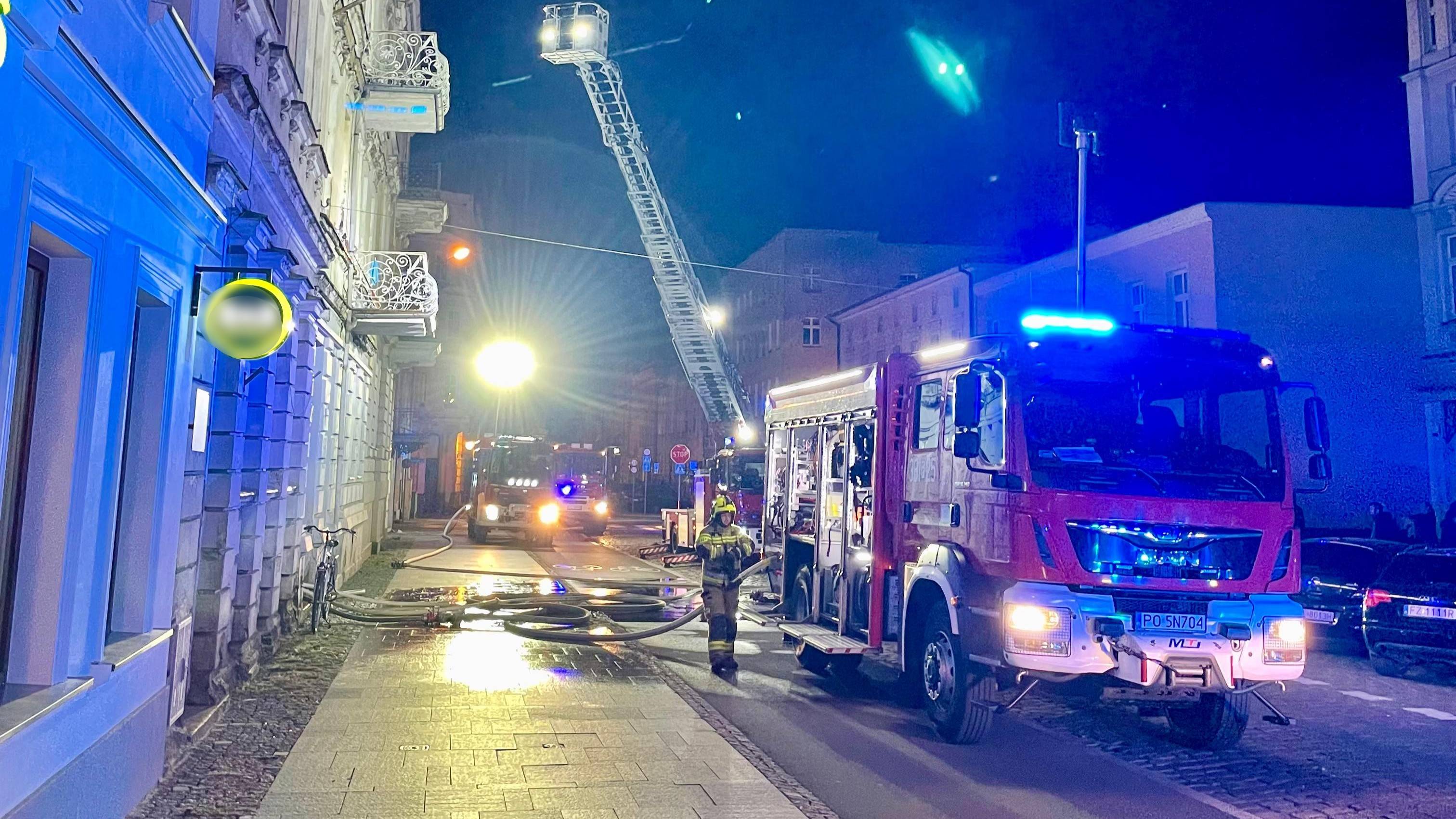 pożar śmiertelny leszno - KM PSP Leszno