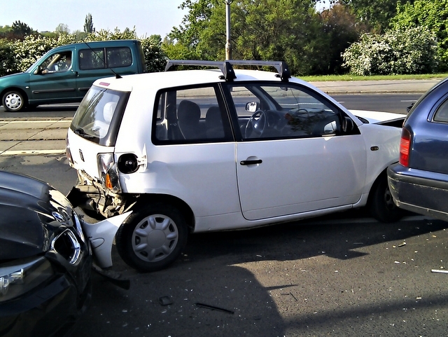 Stłuczka na Moście Królowej Jadwigi - Grzegorz Ługawiak