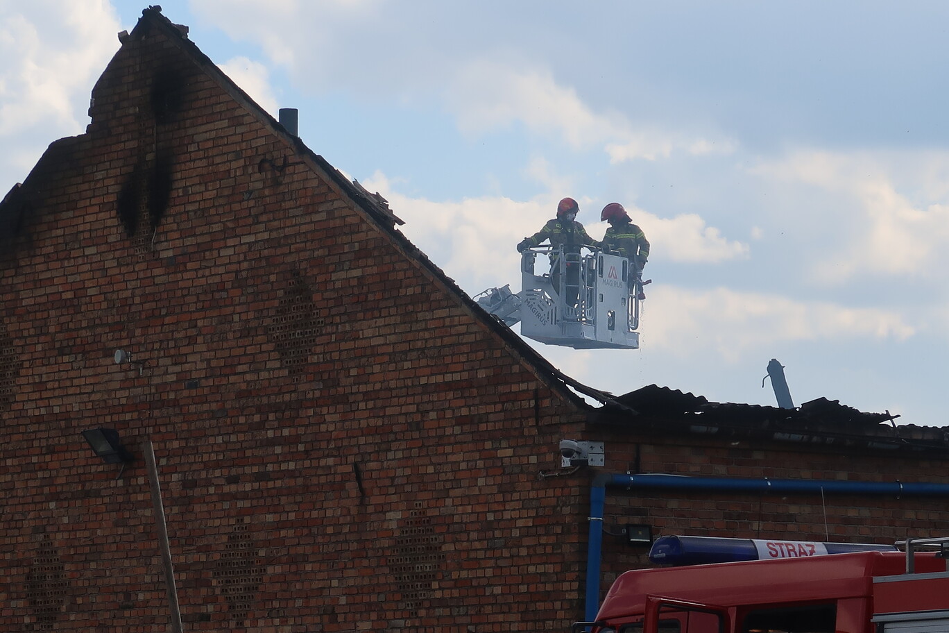 pożar hala czeluścin - Bartłomiej Klupś - Radio Poznań
