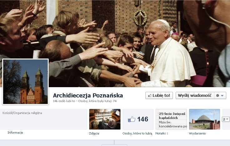 Archidiecezja na Fejsie - Archidiecezja Poznańska/Facebook