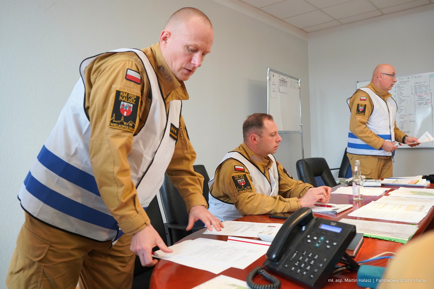 Zespół prasowy Wielkopolskiego Komendanta Wojewódzkiego PSP