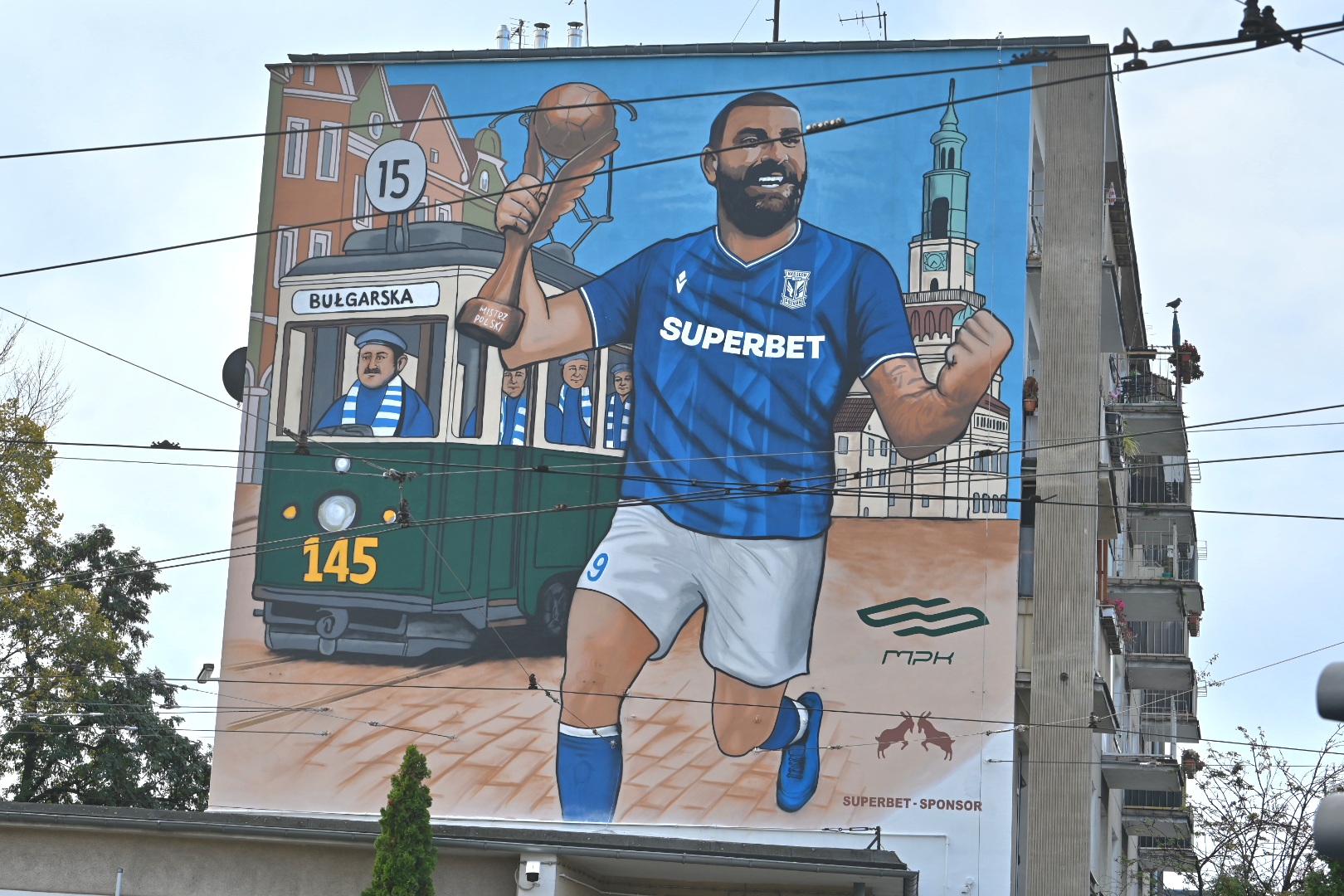 mural ishak lech poznań - Wojtek Wardejn - Radio Poznań