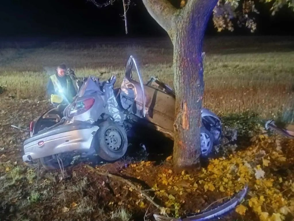 Wypadek - KPP w Szamotułach