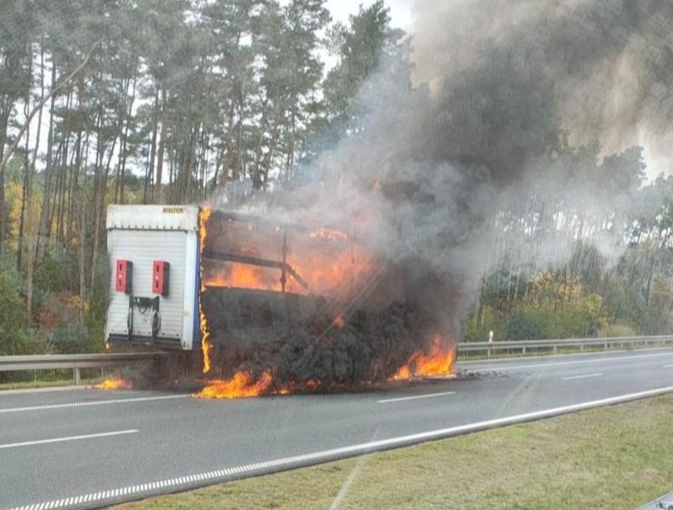 pożar - KM PSP Leszno