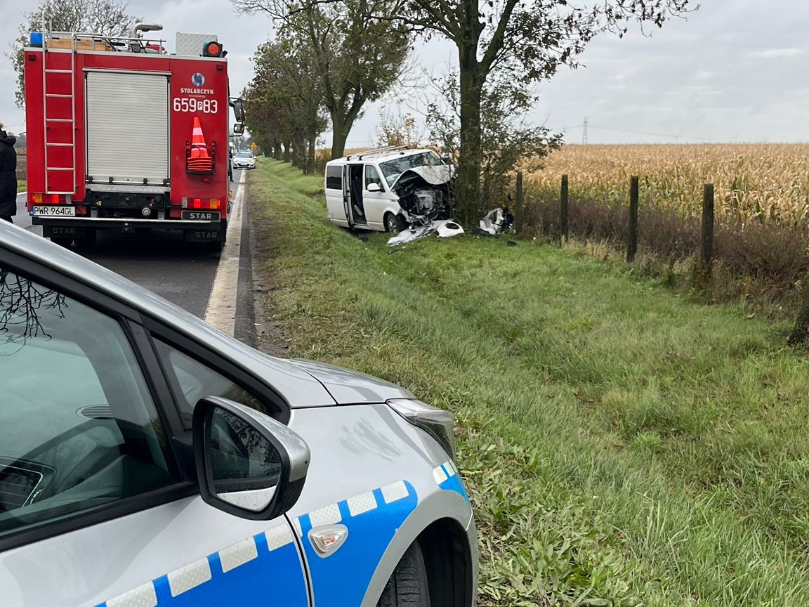 wypadek busa gulczewo - KWP