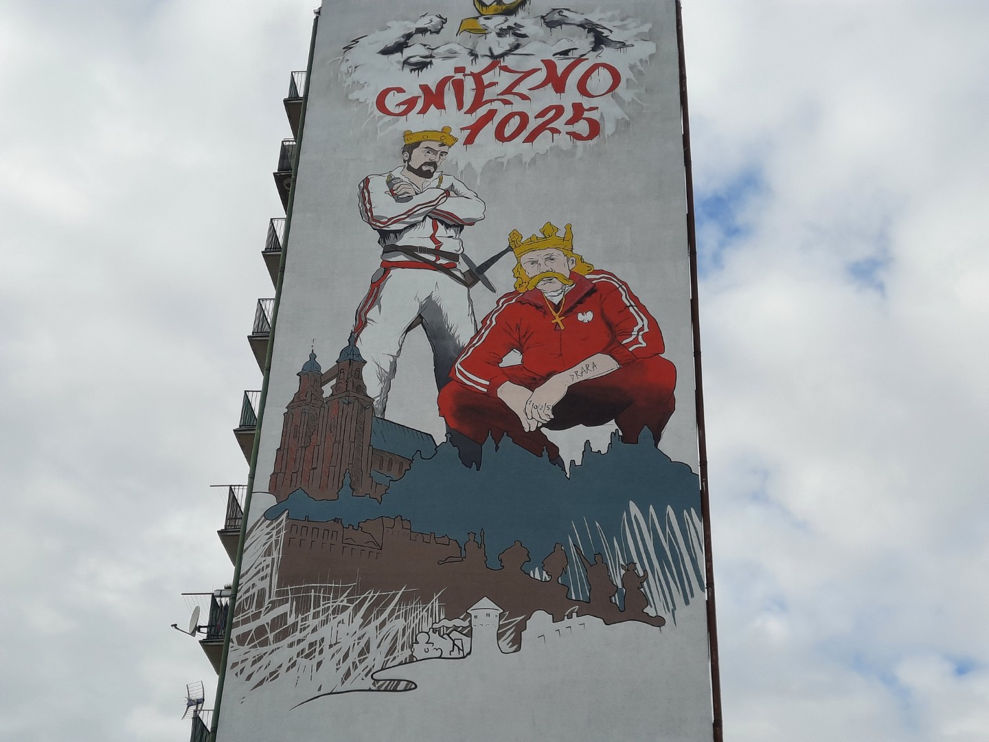 mural chrobry w dresie - Rafał Muniak - Radio Poznań