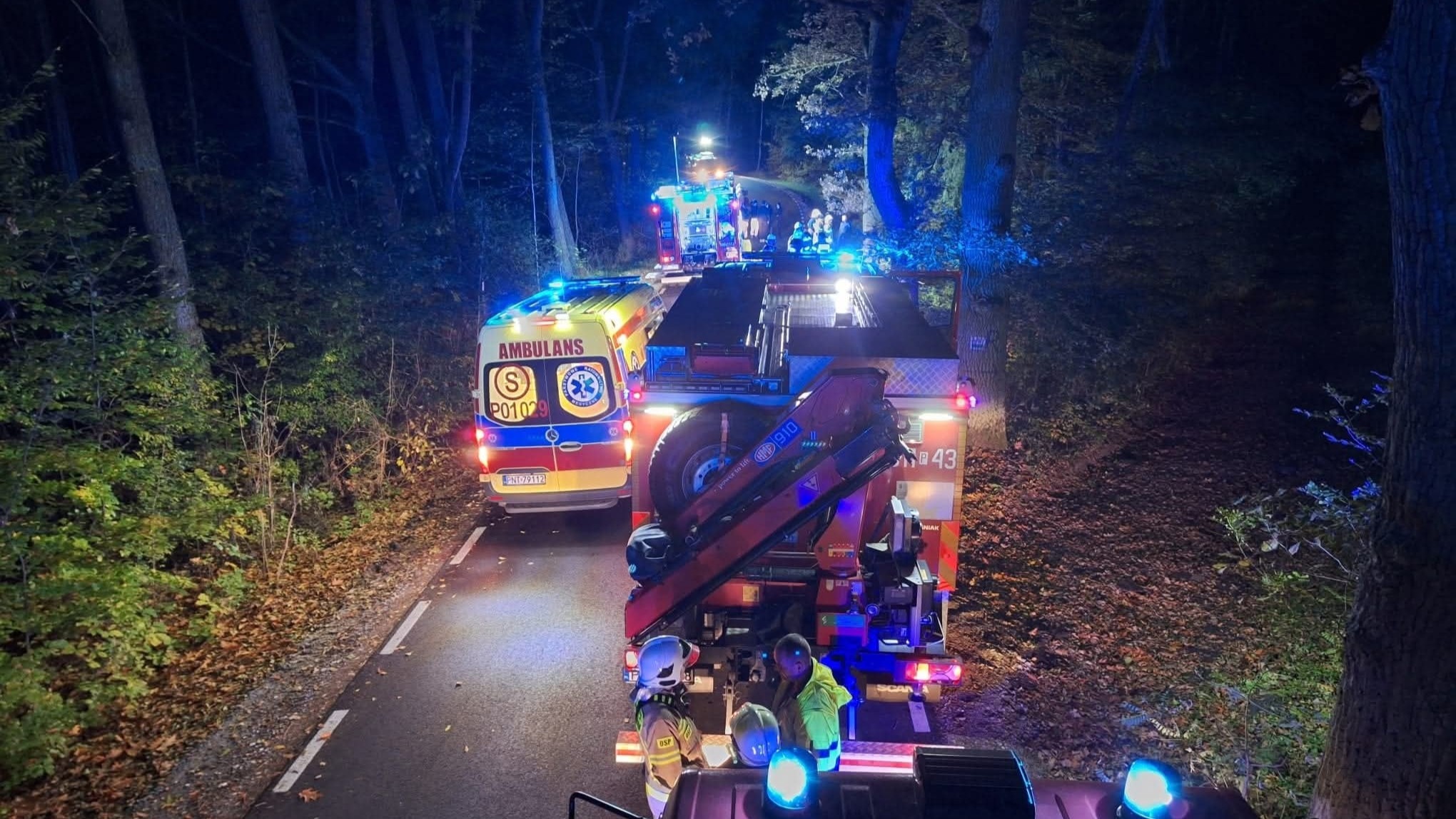 Zbąszyń wypadek - OSP Zbąszyń