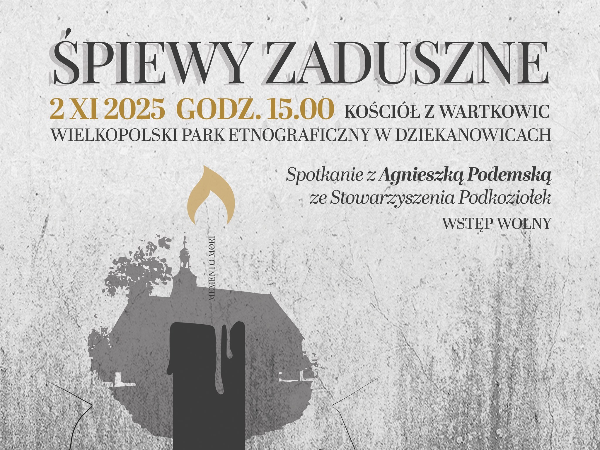 śpiewy zaduszne wartkowice