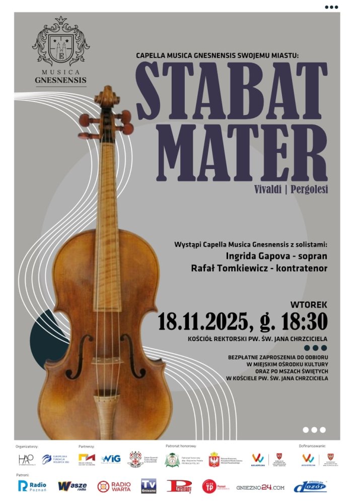 Koncert „Stabat Mater” w Gnieźnie - Organizator